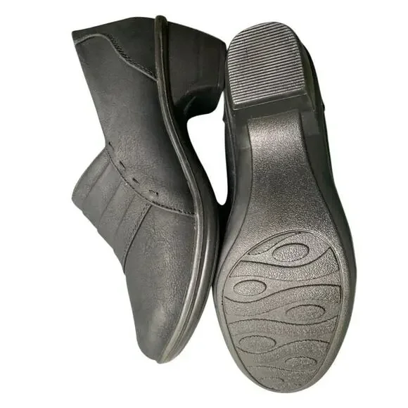 NEW Easy Street Black Comfort Flex Sole Clogs Size 7.5 W - Picture 5 of 5